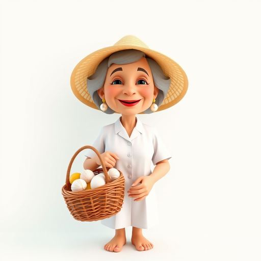 Coastal Granny illustration
