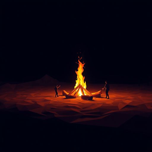 Bonfire Dance scene